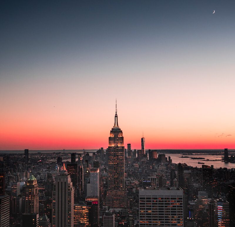 Empire State Building, New York at night